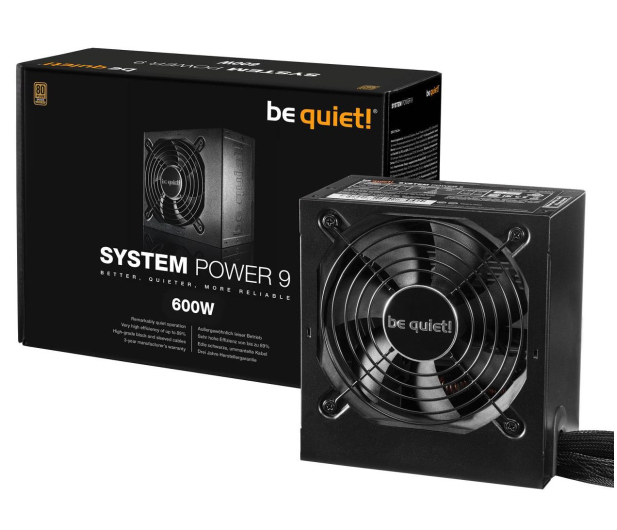 be quiet! System Power 9 600W 80 Plus Bronze - 423079 - zdjęcie 3